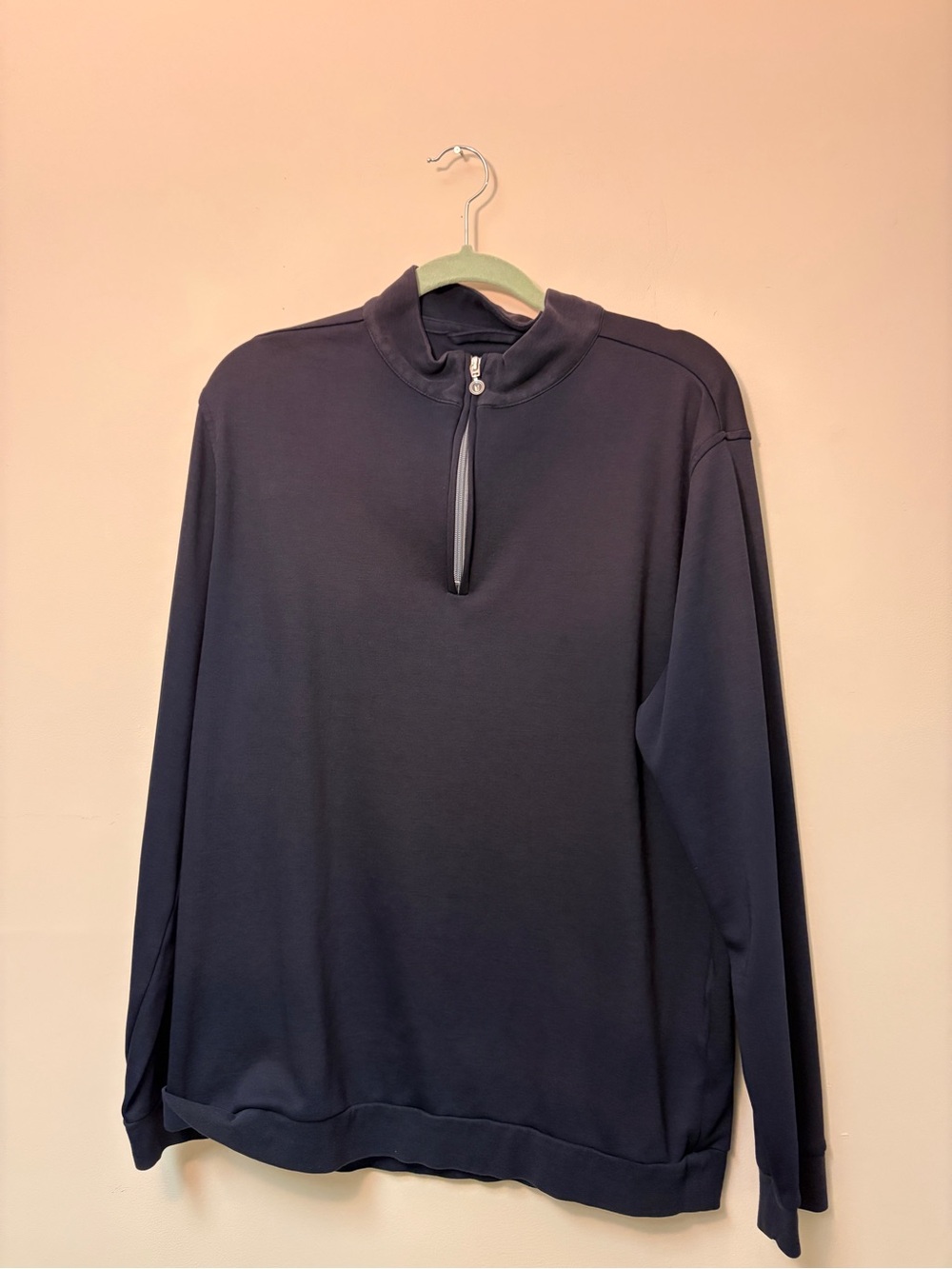 Linksoul Men's Navy Quarter-Zip Sweater